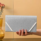 Pochette femme mariage pas cher original Argent-ShopGET® 