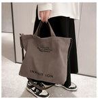 Sac de courses Japonaise Canvas Marron-kaki-Vert-Noir-Gris-ShopGET® 