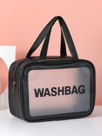 Trousse de toilette femme en PU transparent - ShopGET®