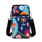 Pochette téléphone floral messenger - ShopGET®