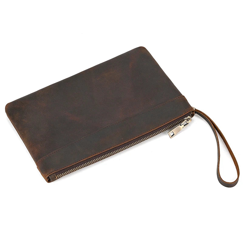 Pochette homme luxe original Marron A-Marron B-ShopGET® 
