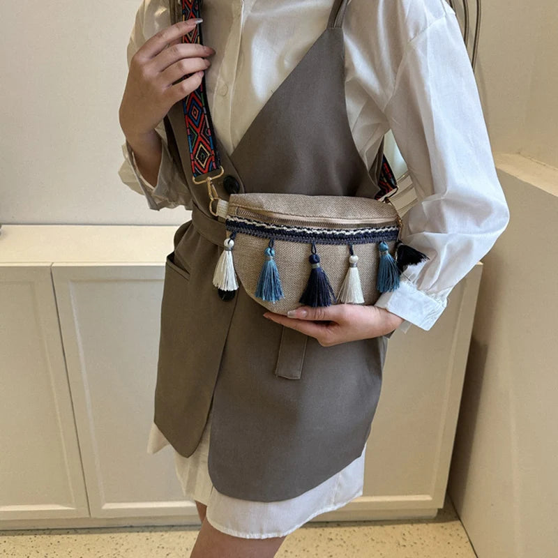 sac banane femme tendance vintage bohémienne