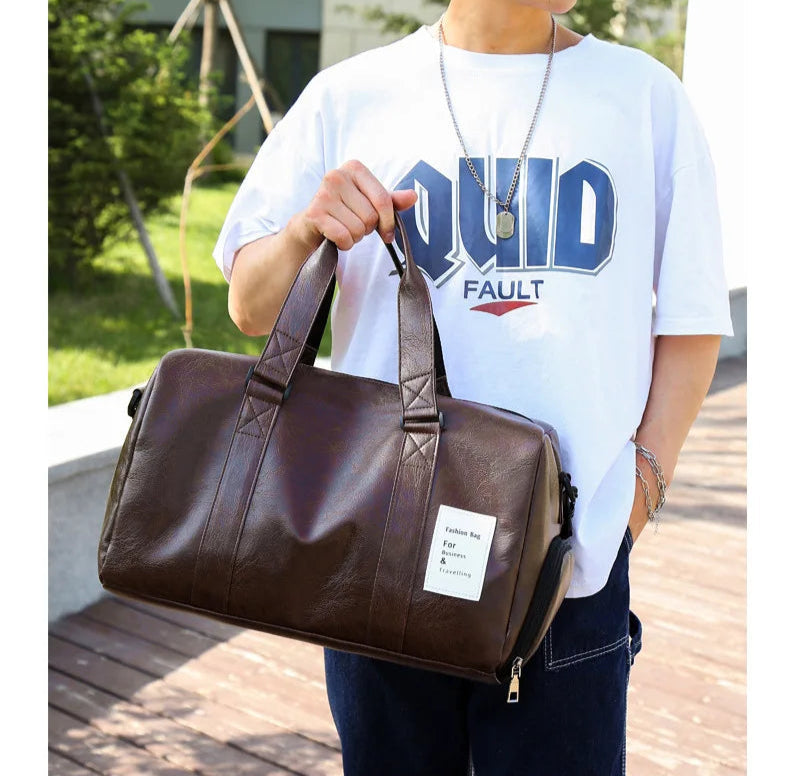 Sac weekend femme tendance cuir A-B-ShopGET® 