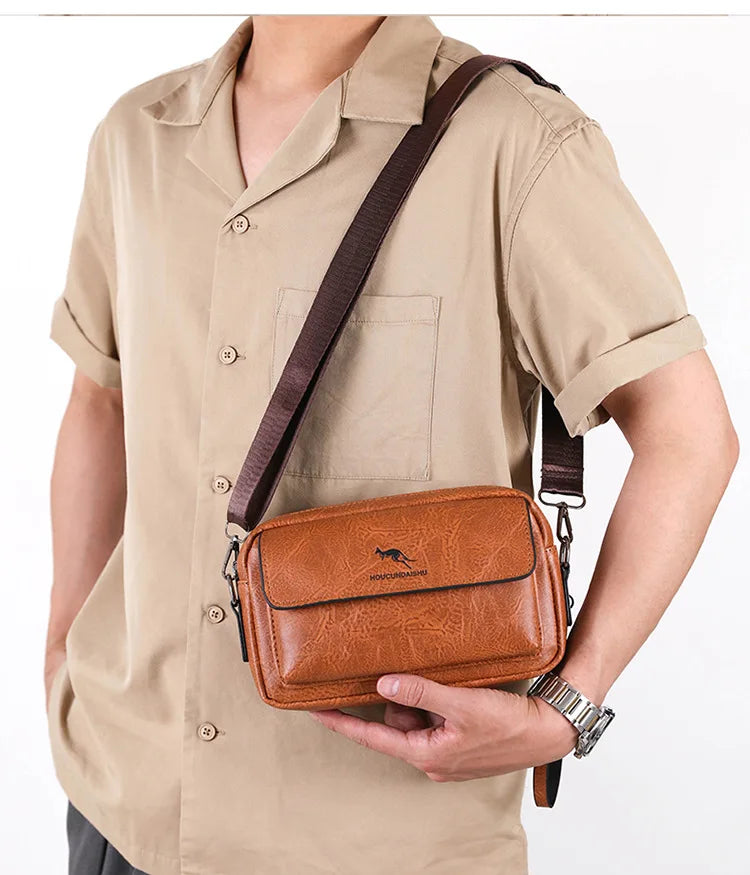 Trousse de toilette homme noir cuir - ShopGET®