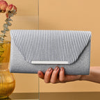 Pochette femme soirée originale Blanc-Noir-Champagne-Argent-ShopGET® 