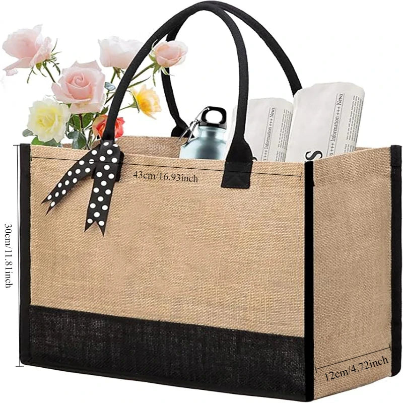 sac cabas tissu en coton et lin 1PCS-2PCS-5PCS-10PCS-3PCS-4PCS-ShopGET® 