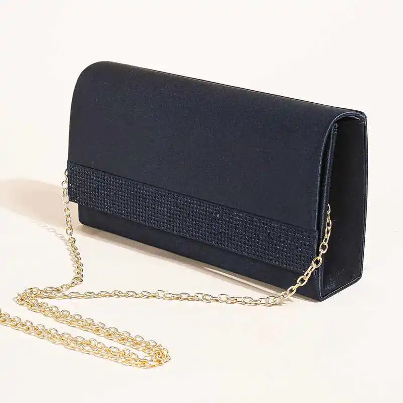 Pochette sac femme tendance Vert / 23 x 5 x 12cm-Argent / 23 x 5 x 12cm-Noir / 23 x 5 x 12cm-Bleu / 23 x 5 x 12cm-ShopGET® 