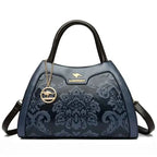 Sac cabas femme cuir de luxe Bleu A-Vert A-Jaune-Noir A-Rouge A-Shopget 
