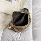Sac banane en cuir ethnique boho plage