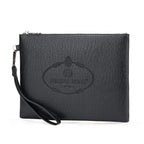 Pochette homme carré de luxe Noir / 15cm x 24cm x 2cm-Noir / 19cm x 28cm x 2cm-ShopGET® 