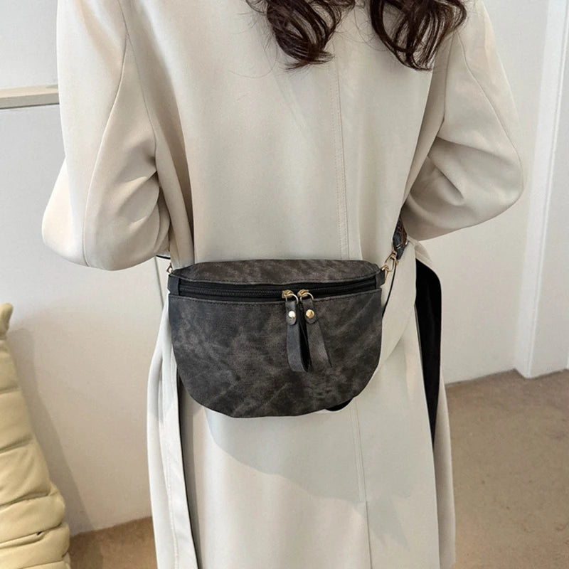 sac banane femme tendance en cuir de luxe