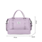 Sac weekend femme style tote bag Bleu-Noir-Gris-Beige-ShopGET® 