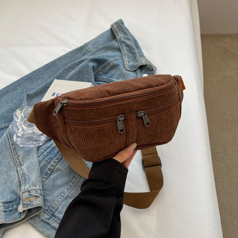 Sac banane femme fausse fourrure courte - ShopGET®