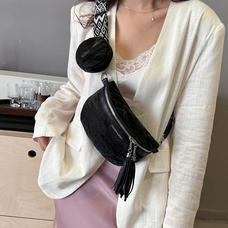 Sac banane femme chic  décontracté vert