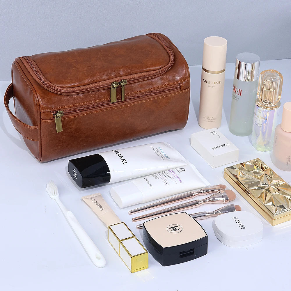 Trousse de toilette homme cuir vintage - ShopGET®