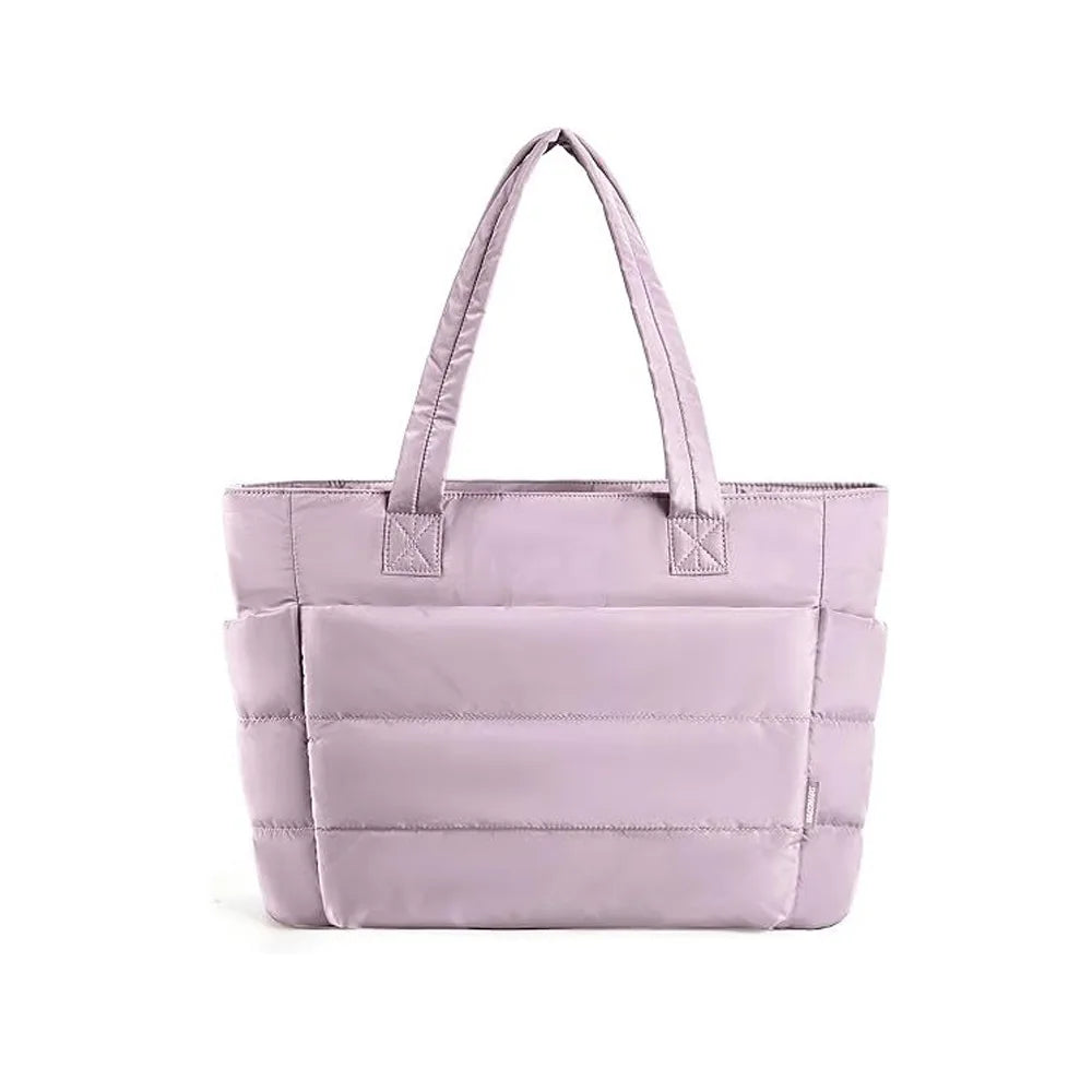 Cabas femme noir versatile Noir-Gris-Pourpre-Beige-Rose-ShopGET® 