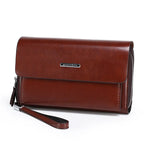 Pochette homme de haute qualité black-Marron A-Marron B-ShopGET® 