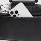 Pochette femme sac original Noir-Noir Blanc-Noir Rouge-ShopGET® 