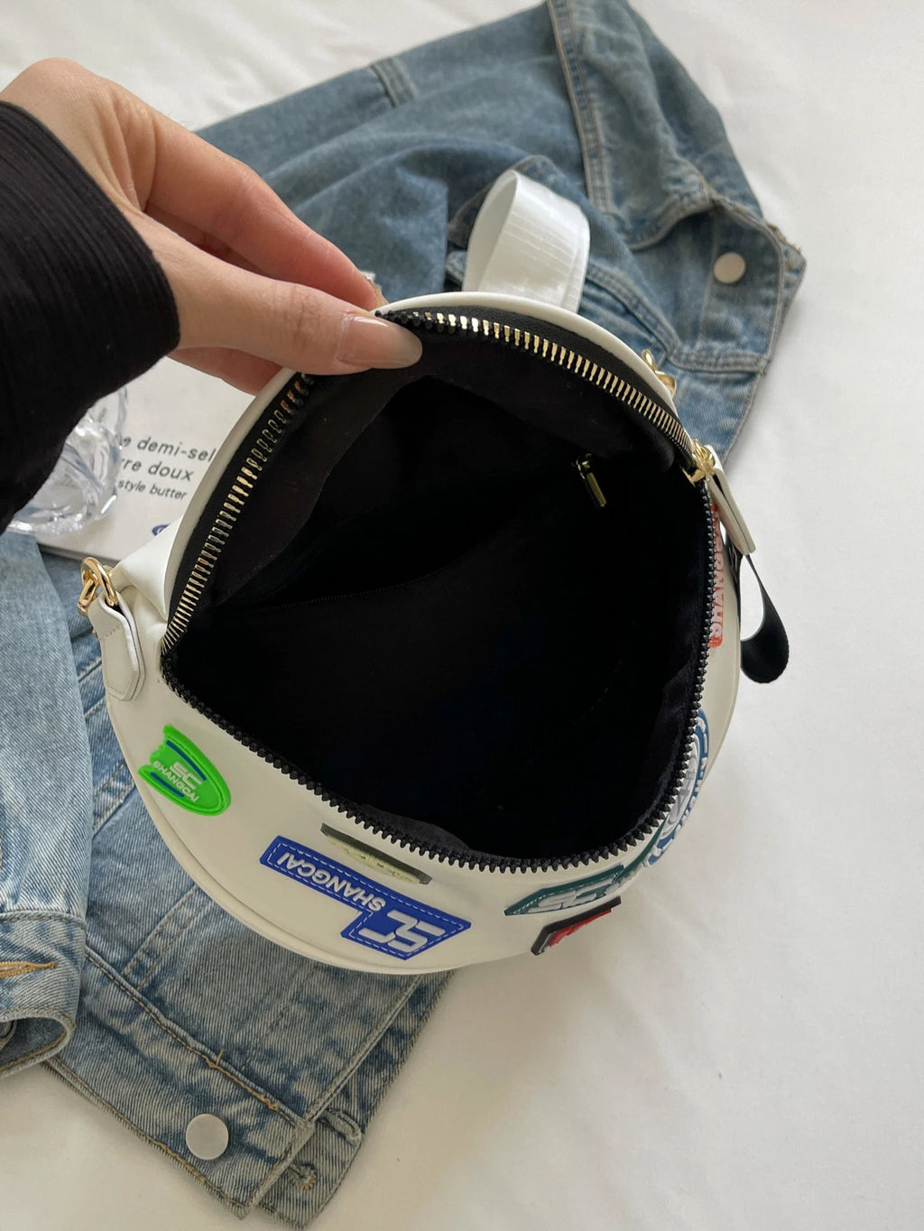 Sac banane femme chic pack lettre unique