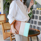 Pochette femme tendance en cuir A / 33x1x24cm-B / 33x1x24cm-C / 33x1x24cm-ShopGET® 