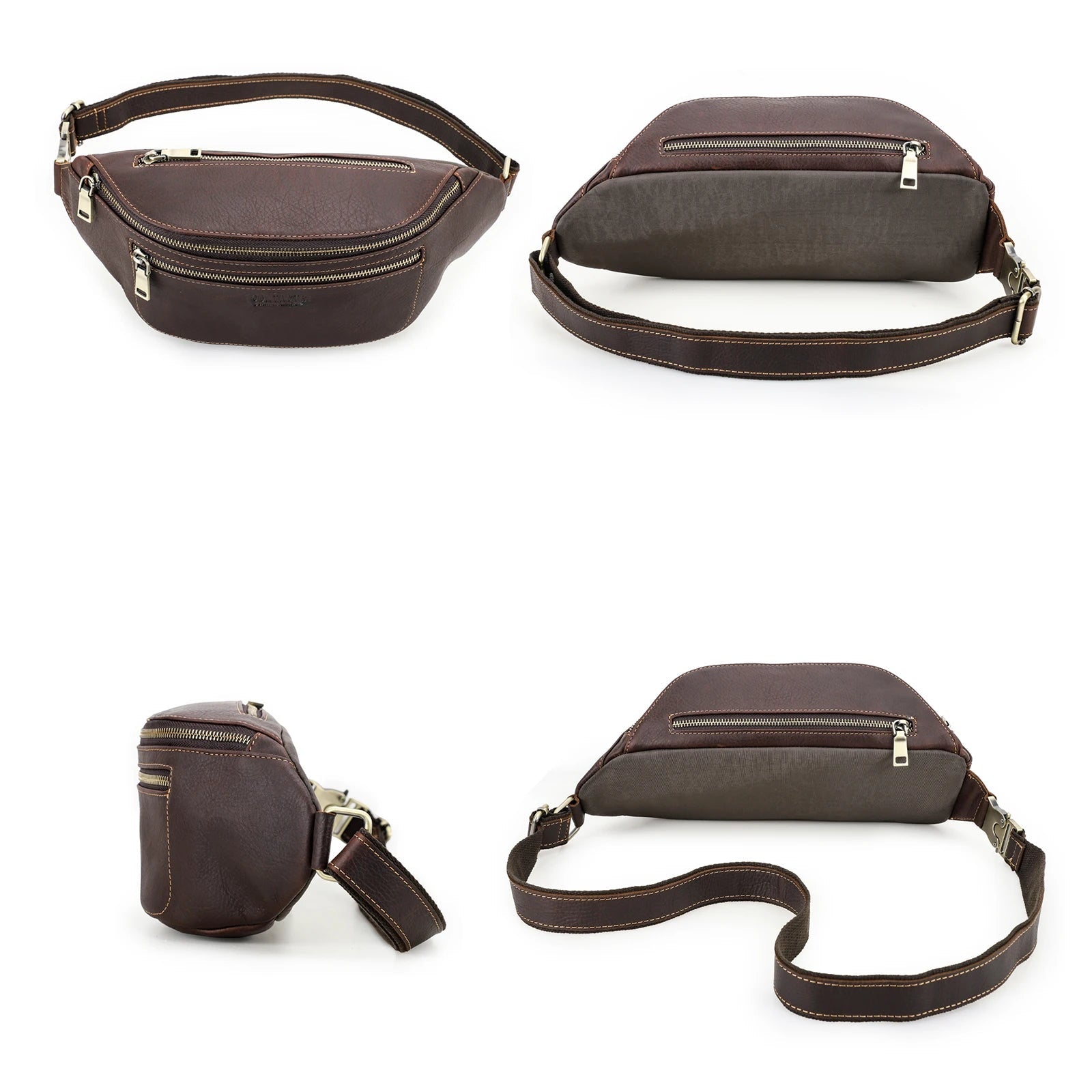 Sac banane en cuir pour professionnel