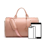 Sac weekend homme de luxe tendance Noir-Blanc-Rose-ShopGET® 