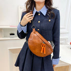 Sac banane en cuir pour épaule et ceinture