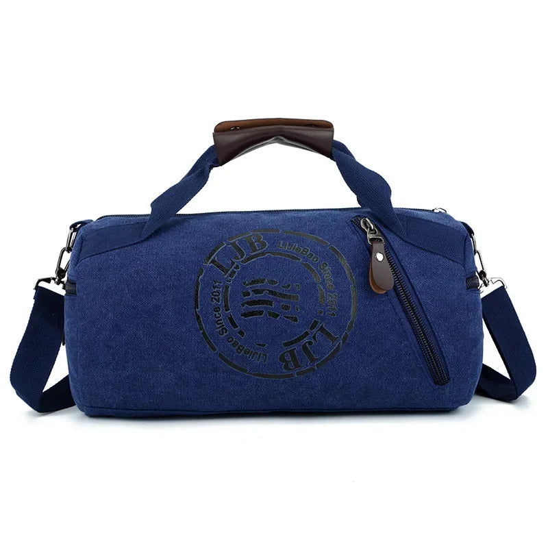 Sac polochon voyage courte séjour Marron-Kaki-Noir-Bleu-Vert-ShopGET® 