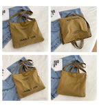 Sac de courses Japonaise Canvas Marron-kaki-Vert-Noir-Gris-ShopGET® 