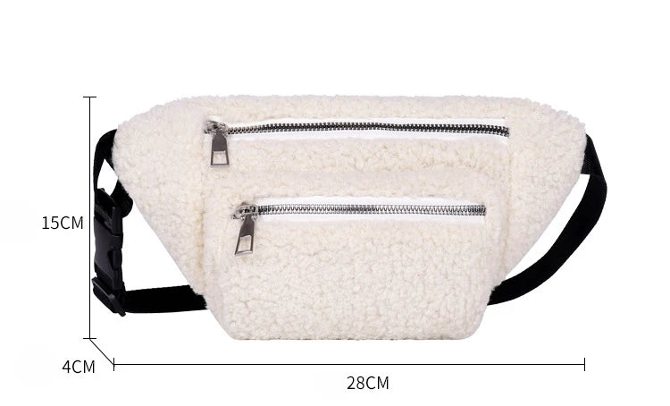 Sac banane velours tendance et chic