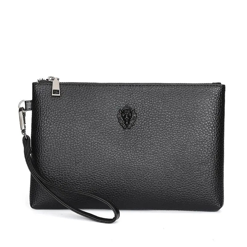 Pochette homme mode de luxe Argenté / 25cm x 16cm x 2cm-Argenté / 25cm x 19cm x 2cm-Noir / 25cm x 19cm x 2cm-Noir / 25cm x 16cm x 2cm-ShopGET® 