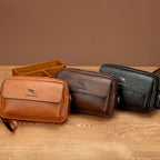 Trousse de toilette homme noir cuir - ShopGET®