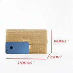 Pochette en tissu bohème Sac à chaine-Multicolore-Apricot-ShopGET® 