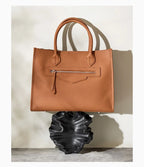 Sac cabas noir simple solide Gris-Noir-ShopGET® 