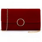Pochette femme Bordeau Noir / 23 cm x 13 cm-Rouge / 23 cm x 13 cm-ShopGET® 