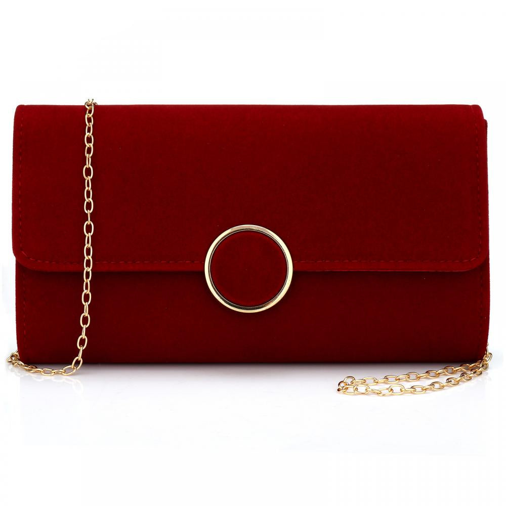 Pochette femme Bordeau Noir / 23 cm x 13 cm-Rouge / 23 cm x 13 cm-ShopGET® 