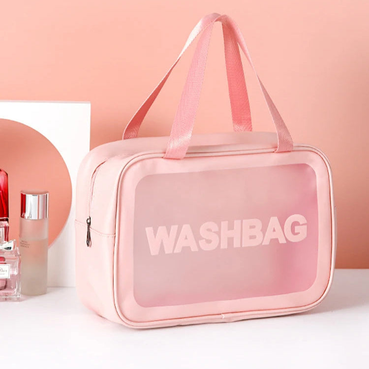 Trousse de toilette femme en PU transparent - ShopGET®