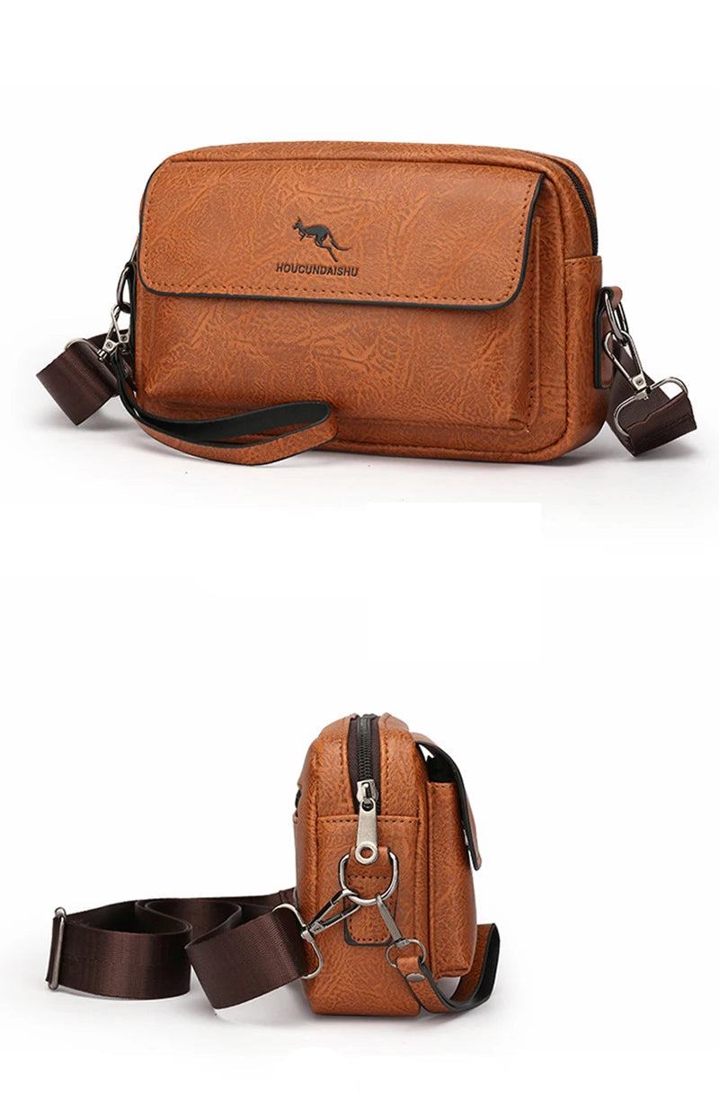 Trousse de toilette homme noir cuir - ShopGET®