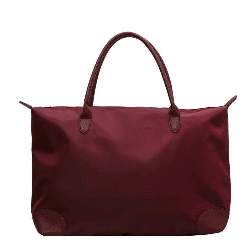 Petit sac weekend femme Gris-Rouge-Noir-ShopGET® 