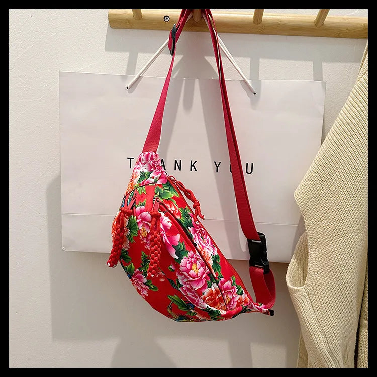 Sac banane fleurs pour homme / f