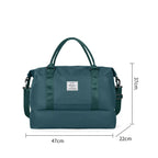 Sac weekend femme style tote bag Bleu-Noir-Gris-Beige-ShopGET® 