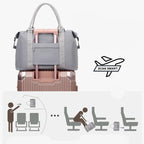 Sac weekend homme tote bag tendance Gris-ShopGET® 