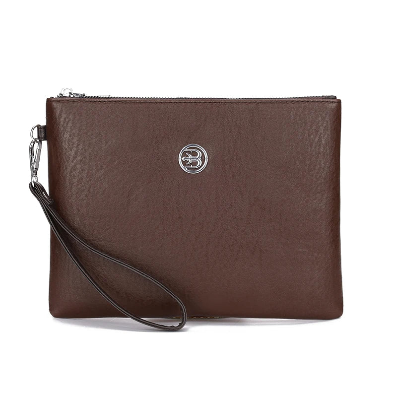 Pochette homme d'affaire moderne Marron A / 25cm x 19cm x 2cm-Noir / 25cm x 19cm x 2cm-Marron B / 25cm x 19cm x 2cm-ShopGET® 