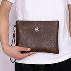 Pochette homme d'affaire moderne Marron A / 25cm x 19cm x 2cm-Noir / 25cm x 19cm x 2cm-Marron B / 25cm x 19cm x 2cm-ShopGET® 