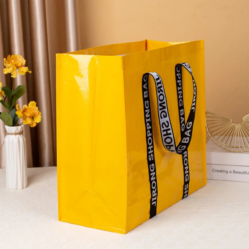 Sac de courses newest Rouge / 44x40x20cm-Jaune / 44x40x20cm-Bleu / 44x40x20cm-ShopGET® 