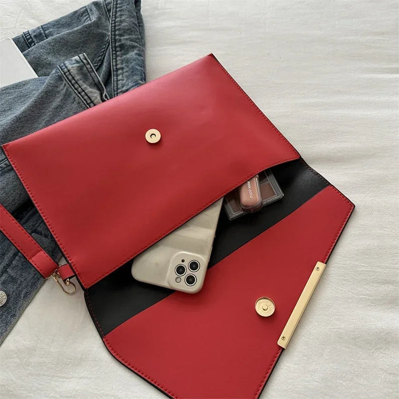 Pochette femme soirée Blanc / 31 x 0.5 x 21cm / OFFERTE-Rouge / 31 x 0.5 x 21cm / OFFERTE-Rose / 31 x 0.5 x 21cm / OFFERTE-Kaki / 31 x 0.5 x 21cm / OFFERTE-Noir / 31 x 0.5 x 21cm / OFFERTE-Marron / 31 x 0.5 x 21cm / OFFERTE-ShopGET® 