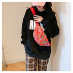 Sac banane voyage floral pour femme - ShopGET®