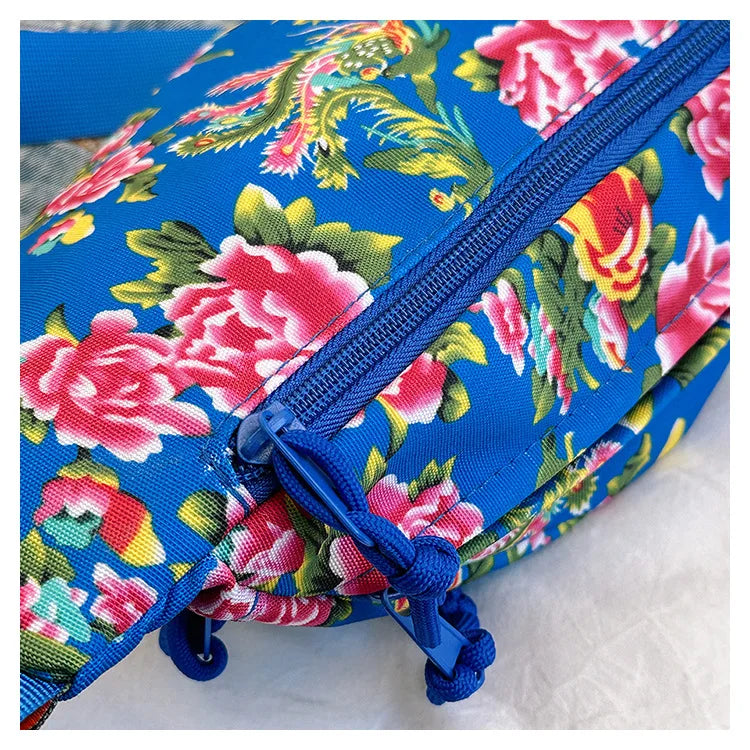 Sac banane voyage floral pour femme - ShopGET®