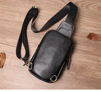 Petit sac banane  cuir peau de vache homme - ShopGET®