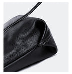 Sac cabas noir élégant en cuir Noir-Marron-Vert-ShopGET® 